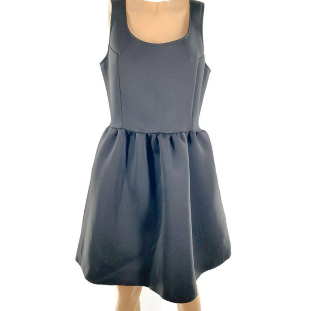 Aqua black Midi dress~Large Black $108